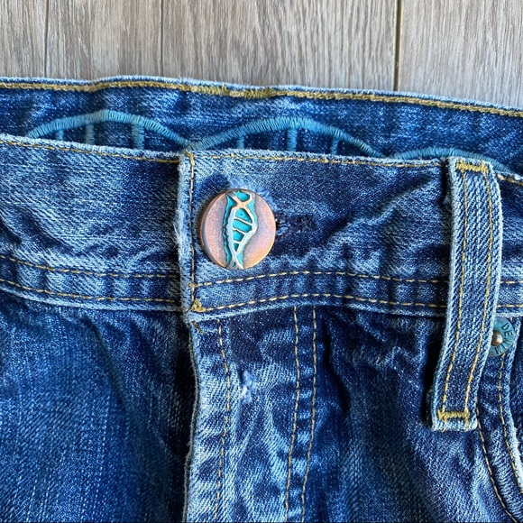 GENETIC MENS DENIM SZ 31x29 BUTTON FLY MED WASH - Picture 4 of 7